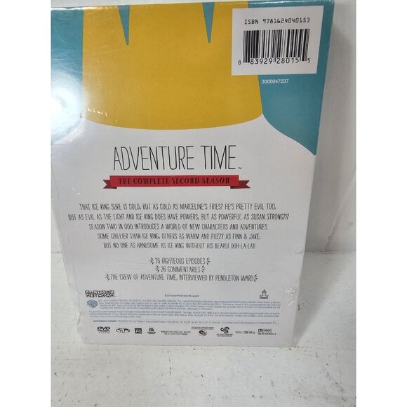 Adventure Time: The Complete Second TV Season 2 Two DVD 2-Disc Set NEW Sealed - Picture 3 of 5